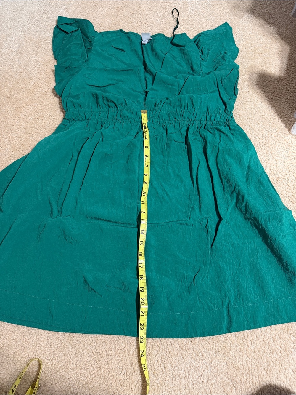 A New Day Emerald V-Neck Dress - Picture 5 of 5